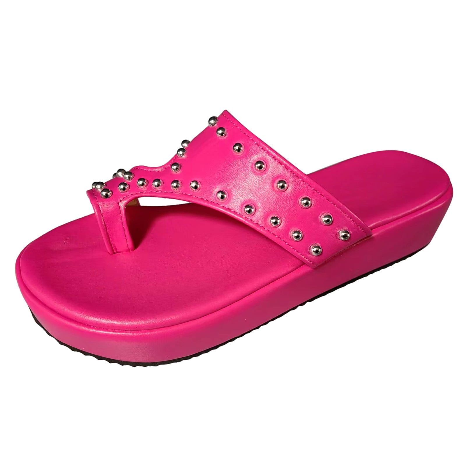 CBGELRT Womens Sandals Hot Pink Sandal Women Size 11 Ladies Fashion ...