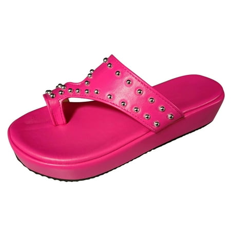 

Sngxgn Women s Lizzy Cork footbed Sandal with Comfort and Wide Widths AvailableAnimal Slippers Hot Pink 8.5