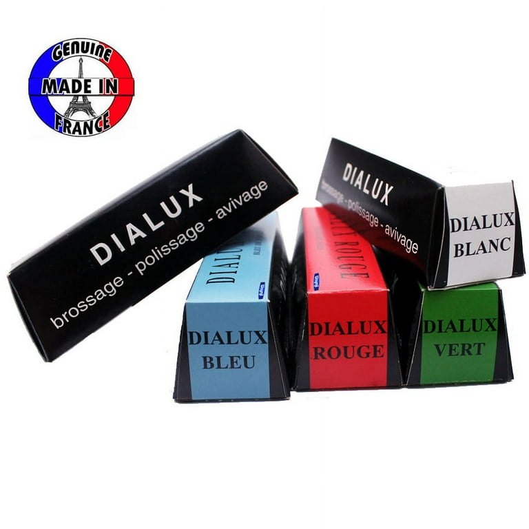 Dialux Rouge Jewelers Rouge Polishing Compound For Gold & Silver, Rouge Bar  Polishing Wax Compound France Blue