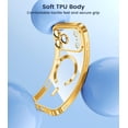 thumbnail image 4 of Funda delgada transparente TOBOVON para iPhone 17 Pro Max dorada, 4 of 7