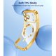 thumbnail image 4 of Funda delgada transparente TOBOVON para iPhone 17 Pro Max dorada, 4 of 7