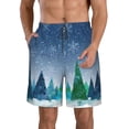 thumbnail image 1 of Fotbe Christmas Trees Trajes de Baño Estampados para Hombre, Shorts de Verano de Secado Rápido, Ropa de Playa, Bañadores-XX-Large, 1 of 6