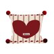 thumbnail image 2 of Cojín decorativo en forma de corazón 16x16 pulgadas - Cojín rojo de amor con funda y inserto lavables extraíbles para sofá, cama y silla, 2 of 6