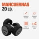 thumbnail image 3 of Mancuernas Redondas Altera Altera PAR-MBN De Acero Y Forro de Neopreno 20 Lb 2 Pz, 3 of 6