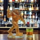 thumbnail image 4 of 3D Engraved Bigfoot Shaped Whiskey Glass Gift with Rebellious Finger, Unique Wine Decanter for Home Rustic Dining Bar Decor 300ml, 4 of 5
