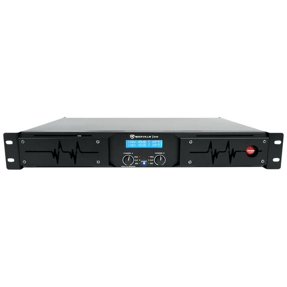 Rockville D14 7000w Peak/2000w RMS Class D 2 Channel Power Amplifier Pro/DJ Amp
