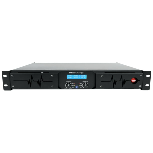 Rockville D14 7000w Peak/2000w RMS Class D 2 Channel Power Amplifier