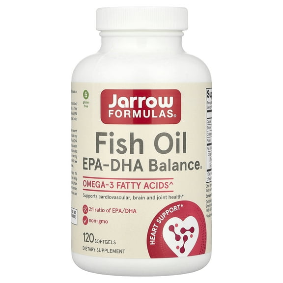 Jarrow Formulas Fish Oil, EPA-DHA Balance®, 120 Softgels