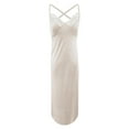 thumbnail image 6 of MSJUHEG Womens Dresses Silk Pajamas for Women Silk Pajamas Satin Pajama Set for Women Womens Pajama Sets Polyester White S, 6 of 6