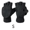 thumbnail image 2 of Cateissary Medios guantes cálidos de invierno, guante sin dedos de lana, muñequera elástica para hombre y mujer, manopla para niños, ciclismo, Suministros térmicos S, 2 of 6