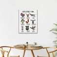 thumbnail image 3 of Kids Christian Bible Verse God Says I am Cute Animal Wall Decor Canvas Wall Art Painting Paints Picture for Home Kids Room Classroom Nursery Playroom,11x14 Inch,Gifts for Kids Girls Boys, 3 of 6