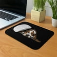 thumbnail image 5 of WIRESTER 8.66x7.08 in Rectangle Mouse Pad with Non-Slip Rubber Base for Computers, Laptop, Office & Home - Basset Hound Dog Lying Down Looking Up, 5 of 5