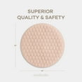 thumbnail image 7 of Comfy Cubs Premium Play Mat, Round (Small) 36" - Kids & Toddler Play Mat, Non-Slip Bottom - Blush, 7 of 7