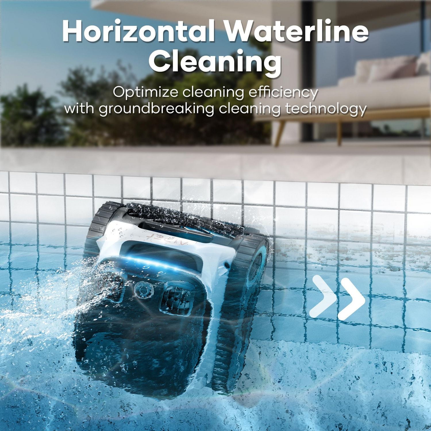 Aiper Scuba N1 Pro Robot nettoyeur de piscine sans fil pour piscines enterrées jusqu'à 2150m², aspirateur de piscine avec capteurs infrarouges