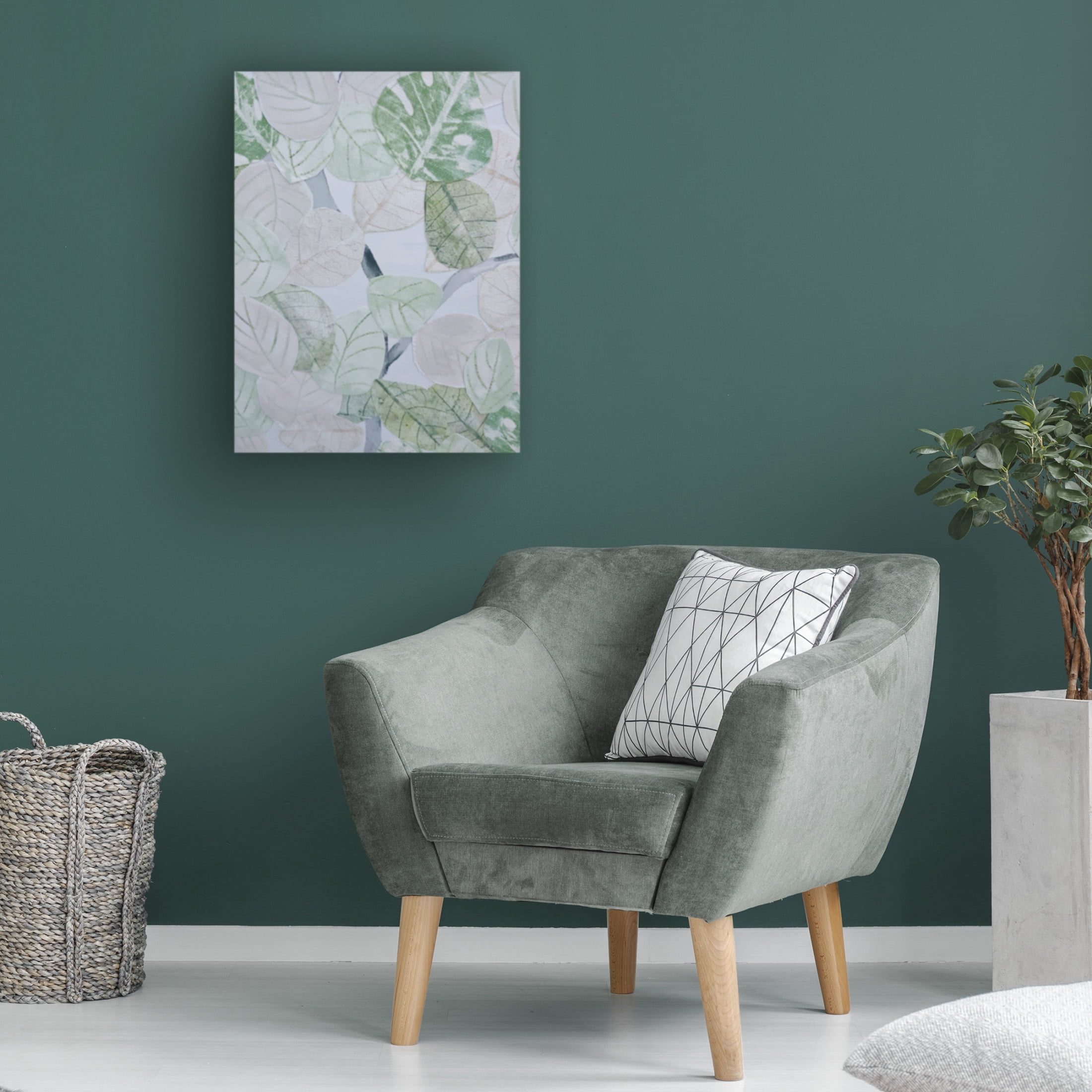 Trademark Fine Art Coco Good  Aspen Spring Leaves I Canvas Wall Art
