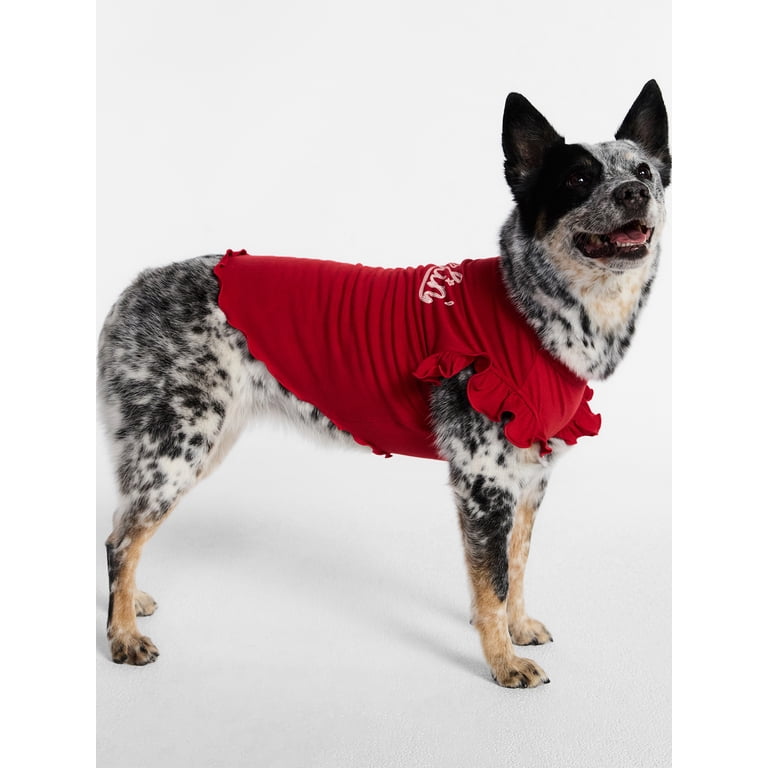 Kacey Lee Darlin' Ruffled Edge Pet Tee Shirt for Cats and Dogs