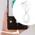 thumbnail image 5 of 1M Right Angle USB Micro Cable Braided USB 2.4 A to 90 Degree Data Cable Charger Cord for Universal Android Phone (White), 5 of 5