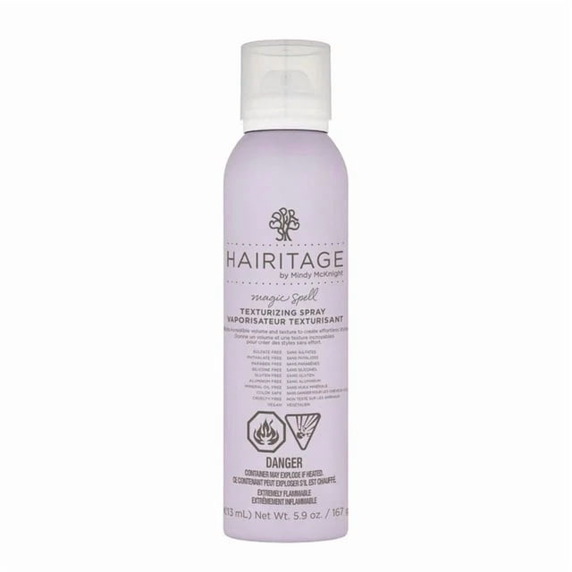 Hairitage Magic Spell Texturizing Spray Builds Volume and Texture, 167g