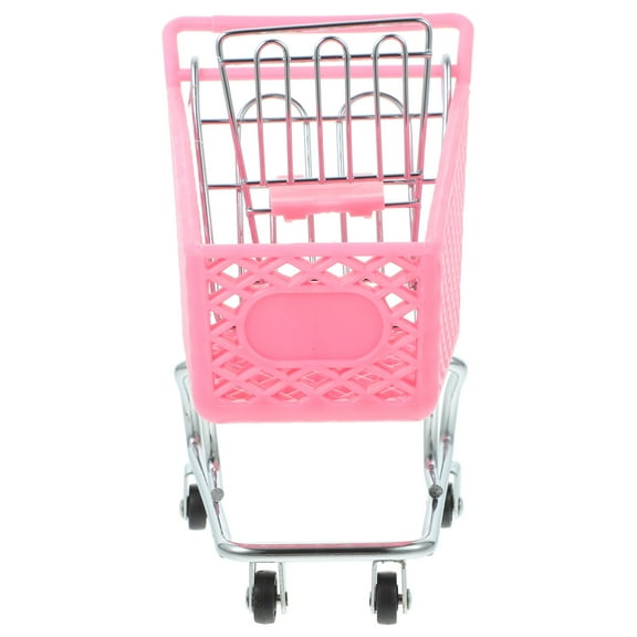 QIFULL Childrens Toy Storage Trolley Mini Shopping Cart Iron 1Pack