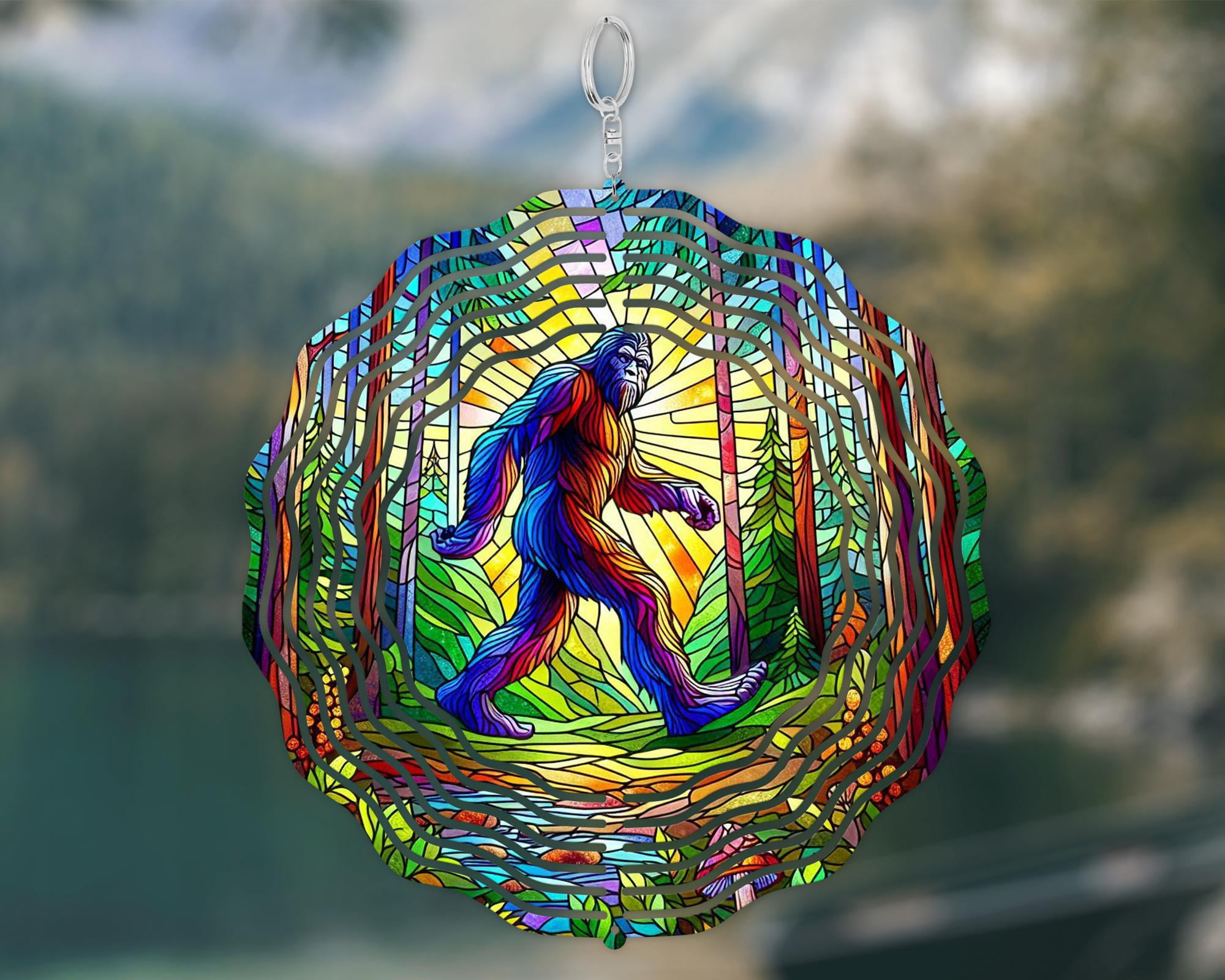 Vp Home Wolf Dreamcatcher Kinetic 3D Metal Outdoor Garden Decor