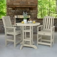 thumbnail image 2 of Highwood's 36" Round 3-pc Lehigh Dining Set - Counter Height, Outdoor, Eco-friendly, Synthetic Wood, 2 of 8