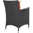 thumbnail image 5 of Modway Convene 7 Piece Outdoor Patio Dining Set in Espresso Orange, 5 of 6