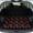 Black and Red - Cherry, variant on LedBack Trunk Mat for Car Hippie Flower Print Rear Cargo Mat Universal Heavy Duty Car Trunk Rug Carpet with Non-Slip Backing Scratch-Proof Dog Cargo Protector