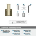 thumbnail image 6 of Amerock Blackrock Golden Champagne Single Prong Robe Hook, 6 of 9