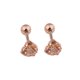 thumbnail image 1 of Pendientes de circonio Qarigey para hombre y mujer oro 3mm 1 Uds, 1 of 6