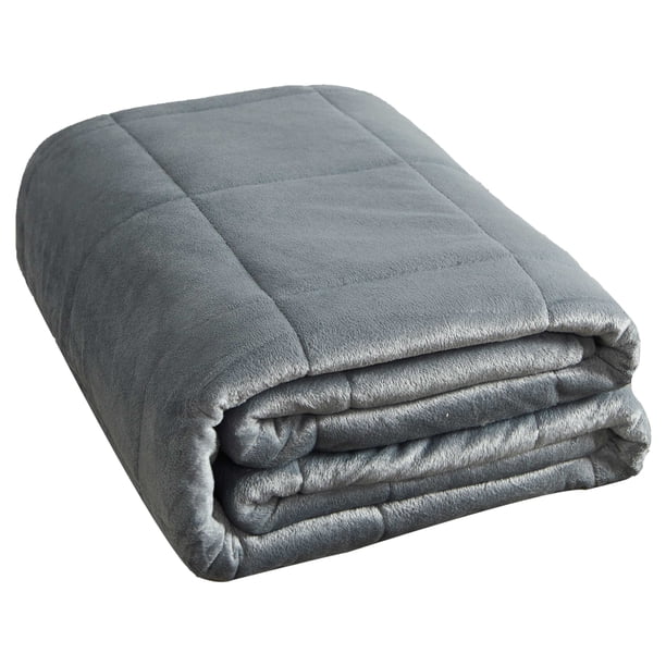 Sutton Home Plush Faux Mink Weighted Blanket 20 lb - Walmart.com