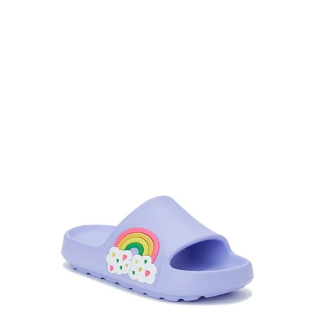 

Wonder Nation Little Girls and Big Girls Icon Eva Slide Sandals Sizes 13/1-4/5
