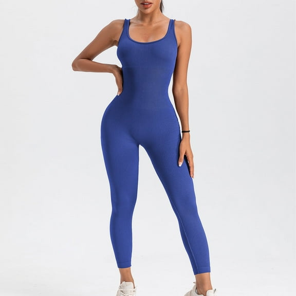 Sevevn Jumpsuit for Women Womens Body Shaping Close-fitting With Casual Jumpsuit Summmer Clearance