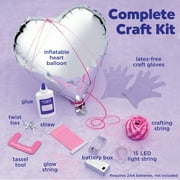 Creativity for Kids String Art Heart Light Kit | Create a Glowing Heart Lantern | DIY Craft for Kids (Ages 8+)