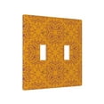 thumbnail image 2 of PAYOHTO Toggle Light Switch Wall Plate Boho Style Simple Pattern Double Switch Cover Standard Size 2-Gang 4.50" x 4.5" Unbreakable Polycarbonate Thermoplastic, 2 of 6