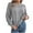 #337-Gray, variant on Neewe Sweaters for Women Fashion Solid Crewneck Loose Fit Long Sleeve Contrast Cable Knit Pullover Sweater Jumper Tops