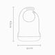 thumbnail image 2 of Ficarrico Babero de silicona lavable para adultos con bolsillo protector de ropa impermeable delantal reutilizable recogedor de migas a la hora de comer para comer paño para personas mayores 1 unidad, 2 of 5