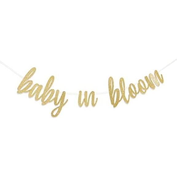 Baby in Bloom Banner - Baby in Bloom Shower Decorations, Floral Theme Banner Decorations$$Electronics Accessories