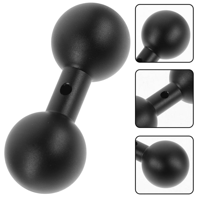 BESTYASH Adaptador Negro De Bola Para Soporte De Teléfono En Motocicleta Material Estable