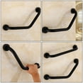 thumbnail image 4 of FONDOTIN 1Set 16.9in Non-Rusting Toilet Safety Handrail for Elderly in Black, 4 of 8