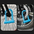 Bike U Type Silicone Lock Electric Car Double Open Thick And Hard Shear