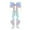 F, variant on FcBaudy Mesh Gradient Bow Clip For Little Girl Children's Hair Accessories, Hair Clip With Ribbon Tassels, Hair Clip a bow