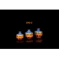 thumbnail image 2 of Handmade Turkish Ceramic Pomegranate Vase Set - 3-Piece Colorful Decorative Accents for Home, Tabletop, Shelf, or Gift Vases, 2 of 4