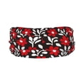 thumbnail image 2 of Rateoe Red Floral Pattern Sports Headbands ,Moisture Wicking Workout Headband, Sweatband Headbands for Running,Cycling,Yoga,Hairband for Women and Men, 2 of 9