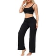 thumbnail image 2 of INSPIRE CHIC Nursing Bras for Women Wireless Push Up V Neck Maternity Bralettes Full Coverage Breastfeeding Bra with Adjustable Straps 2XL Black, 2 of 4