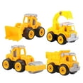thumbnail image 1 of 1 Set Creative Excavator Model Educational Auto Toy Funny Engineering Car for Boys Kids, 1 of 6