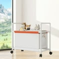 thumbnail image 3 of BZPIZ Storage Cart Rolling Pantry Floor Organizers and Storage Cart with Wheels, Stackable Pantry Baskets for Garage Kitchen Office Pantry Corner, 3 of 6