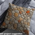 thumbnail image 2 of Homewish Colorful Pebble Stone Fabric by the Yard 2 Yard,Cobblestone Room Decor Fabric by the Yard,Garden Cobble Print Fabric for Sewing For Adults,Breathable Home Decor, 2 of 6