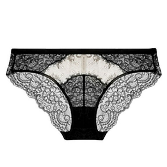 MuZeFu Underwear for Women Hipster Women's Comfortable Temperament Fashion Lace Oversized Lace Patchwork Underwear