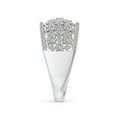 thumbnail image 3 of ANGARA Natural Edwardian Style Diamond Lace Pattern Broad Anniversary Ring in 14K White Gold for Women (Size-1.95mm| Color-K| Clarity-I3) | Anniversary, Jewelry Gift for Women | Natural Diamond Ring, 3 of 9