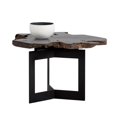 thumbnail image 3 of Sunpan Wyatt 31" Modern Wood End Table with Steel Frame in Brown, 3 of 9